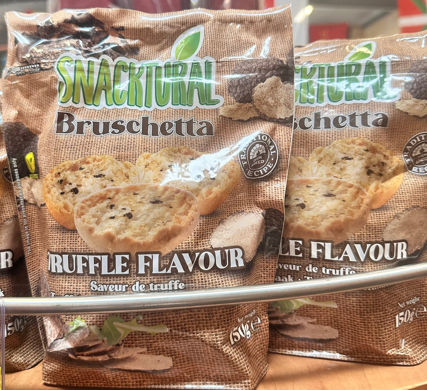 Snacktural Bruschetta Snack | Sorte Trüffel | 150 g