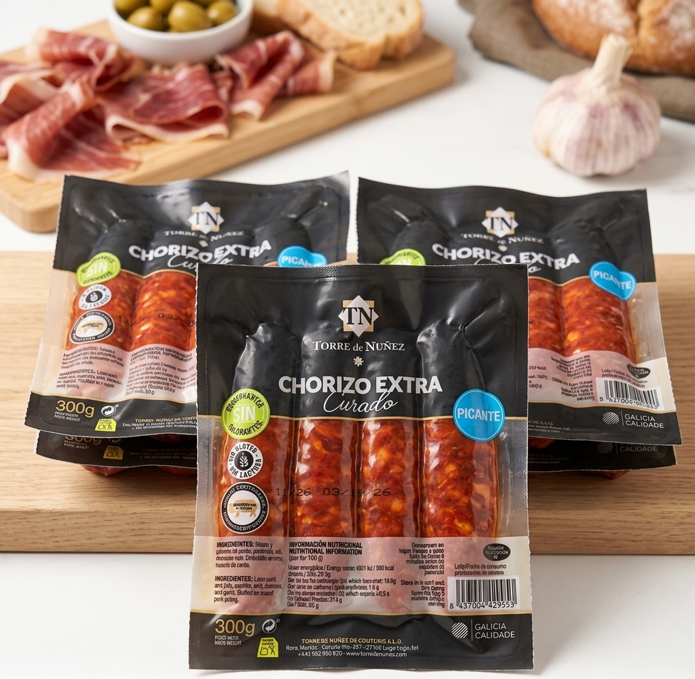 Original Spanische Chorizo Extra Curado – Picante (300g)
