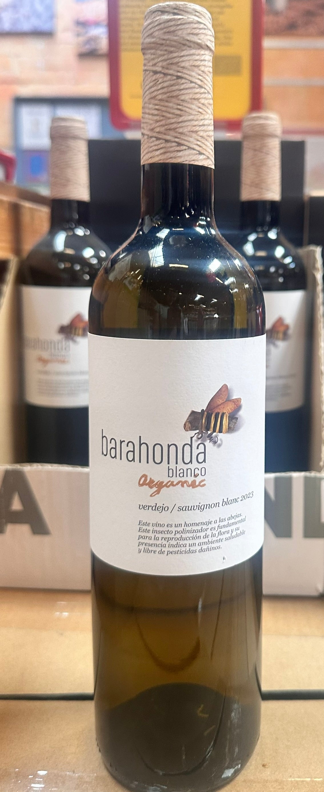 Barahonda Vino blanco ecológico 0,75l