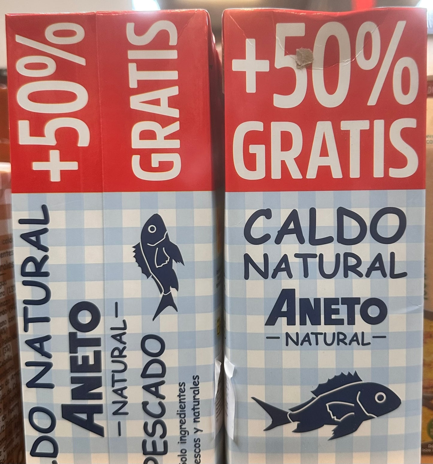 Aneto Natural Caldo de Olla - de Pescado, 1,5LT