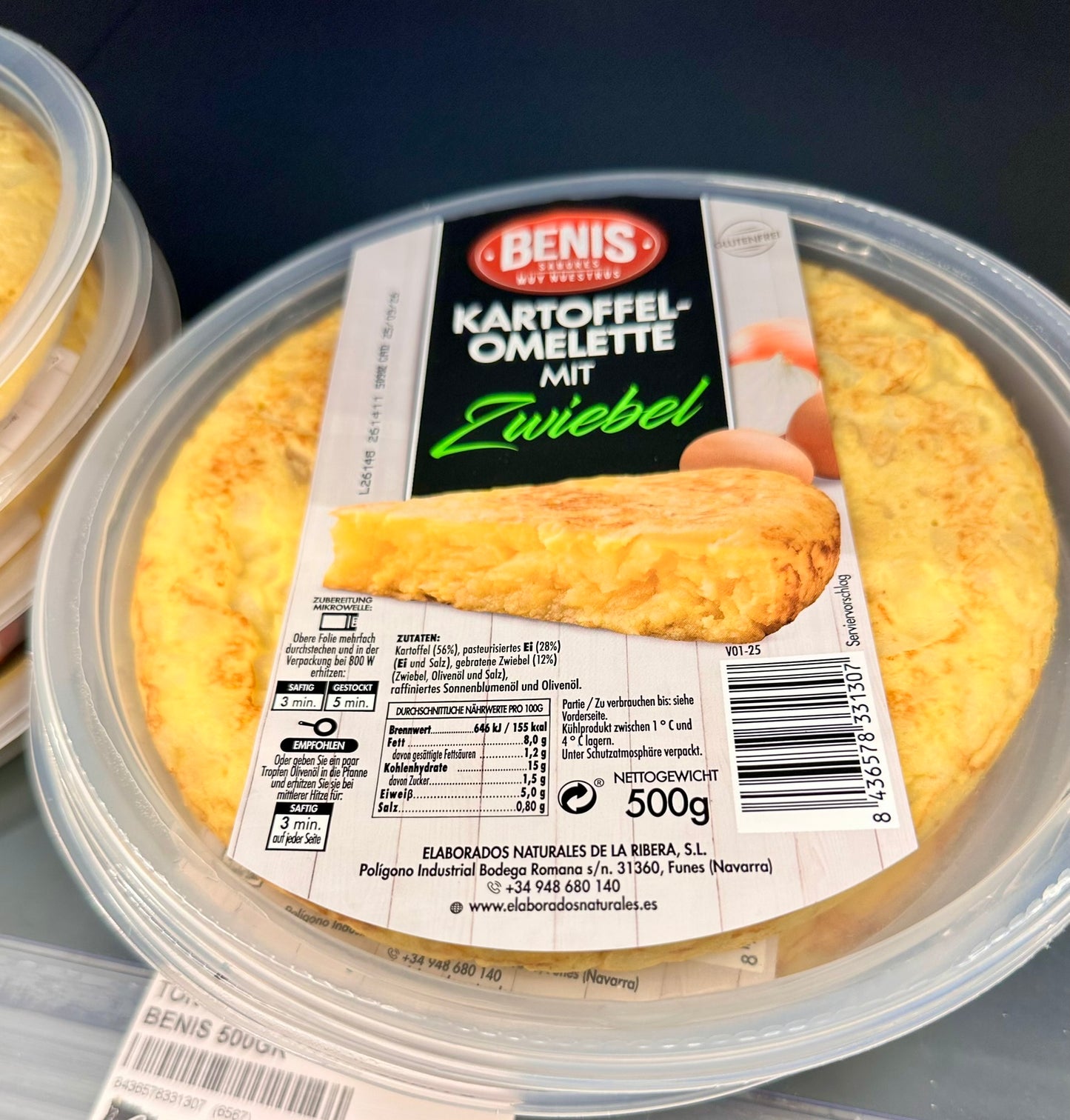 BENIS Kartoffel-Omelette 500 g – 3 Varianten