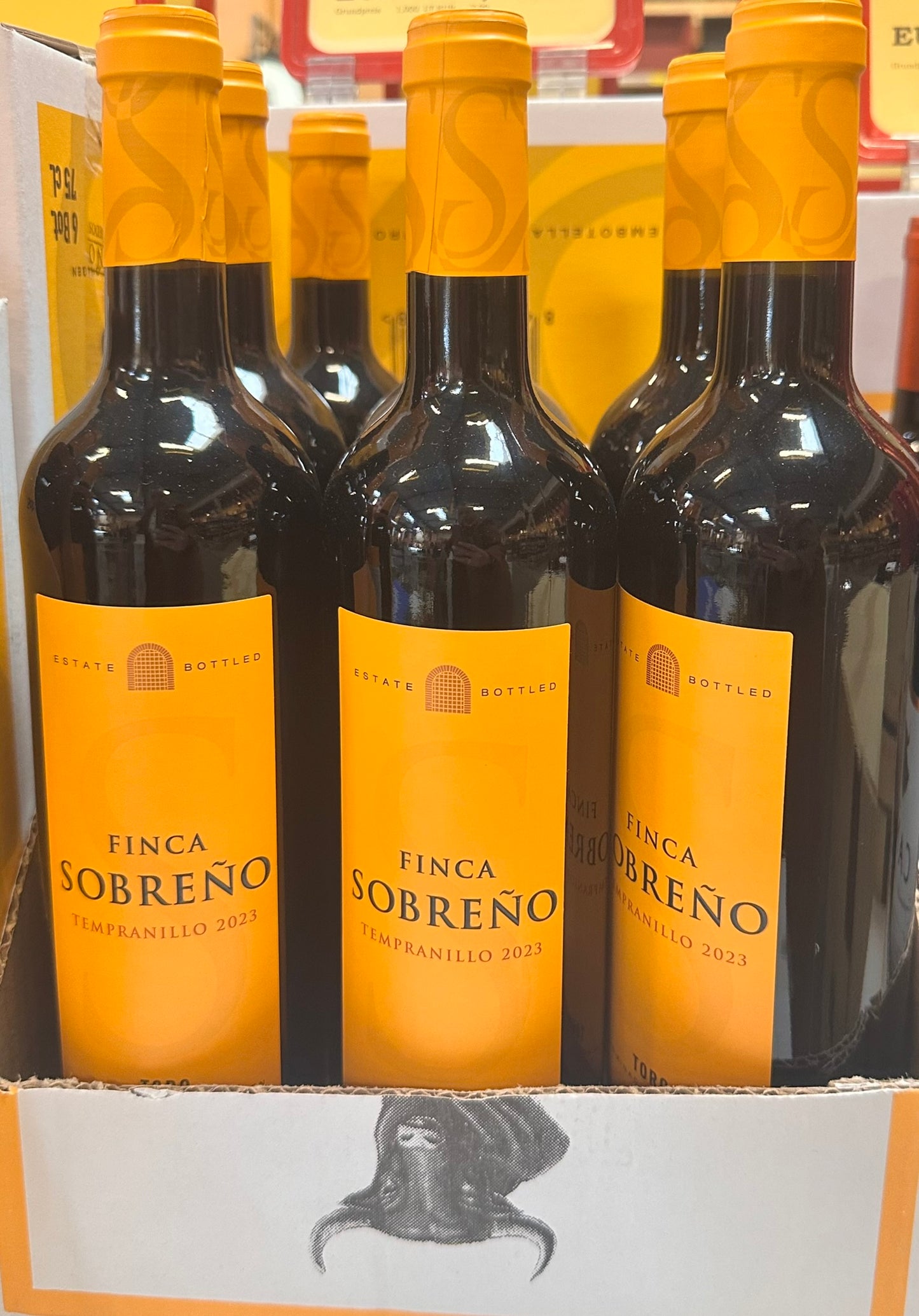 Vino tinto Finca Sobreño Tempranillo 2023, 0,75l 14,5%