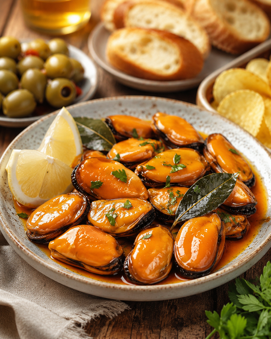 Vigilante Mejillones en Escabeche 30/40 – Muscheln in Marinade, 280g