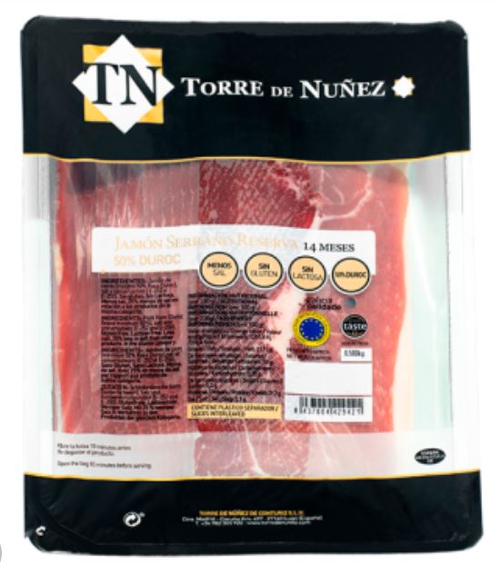 Torre de Núñez Serrano Reserva 14 meses (500g loncheado)