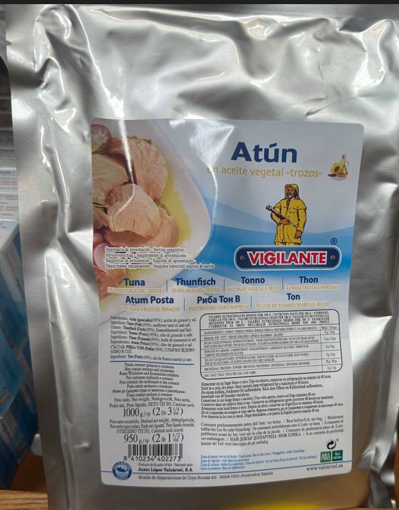 VIGILANTE Tuna in Vegetable Oil - 1000g/950g