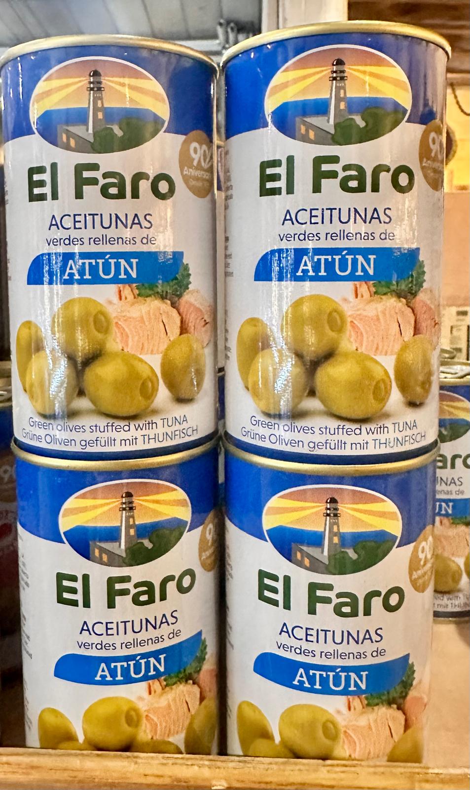 Aceitunas El Faro rellenas de atún 350g
