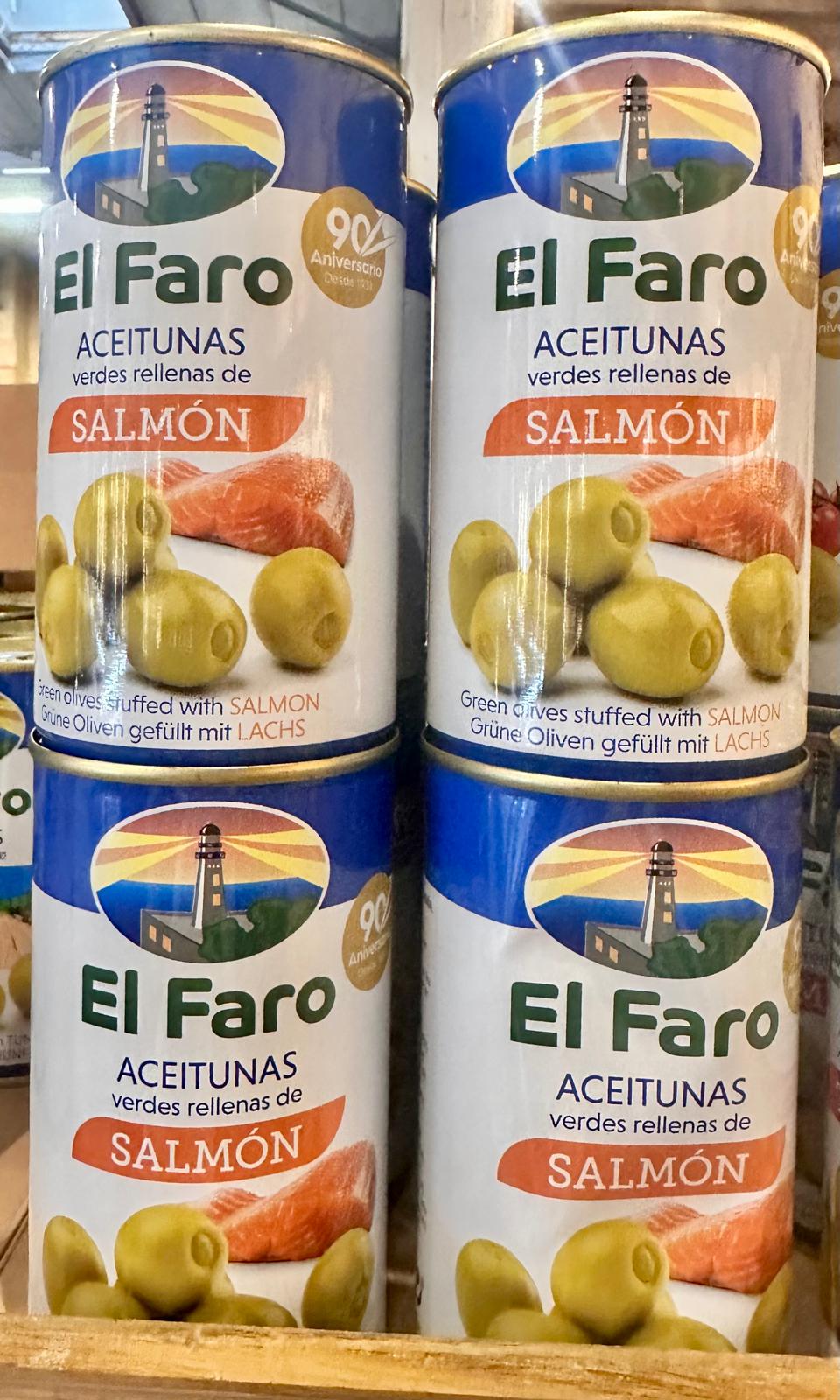 El Faro olives stuffed with salmon 350g
