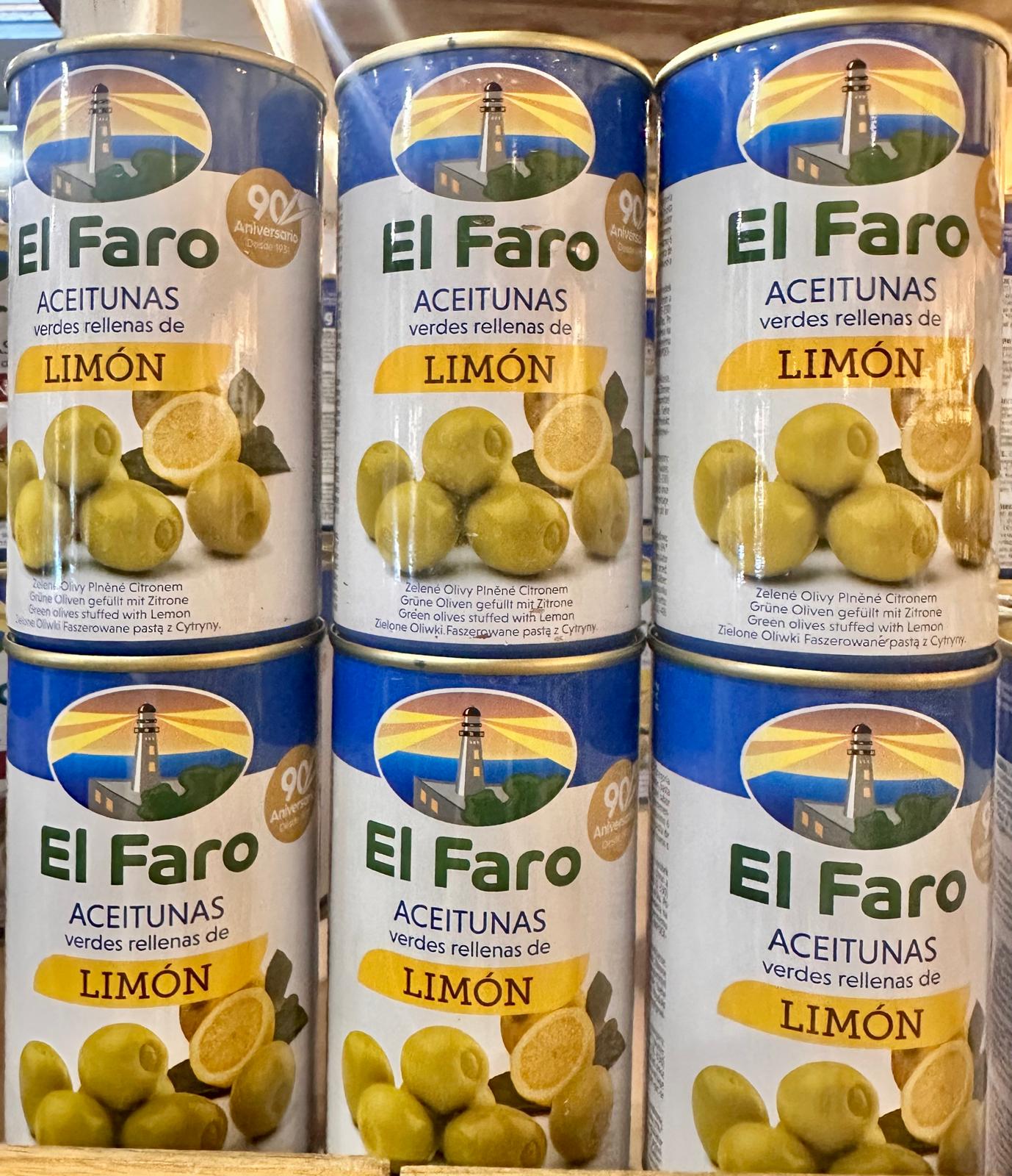 El Faro, Oliven gefüllt mit Zitronen - 350g / 150g
