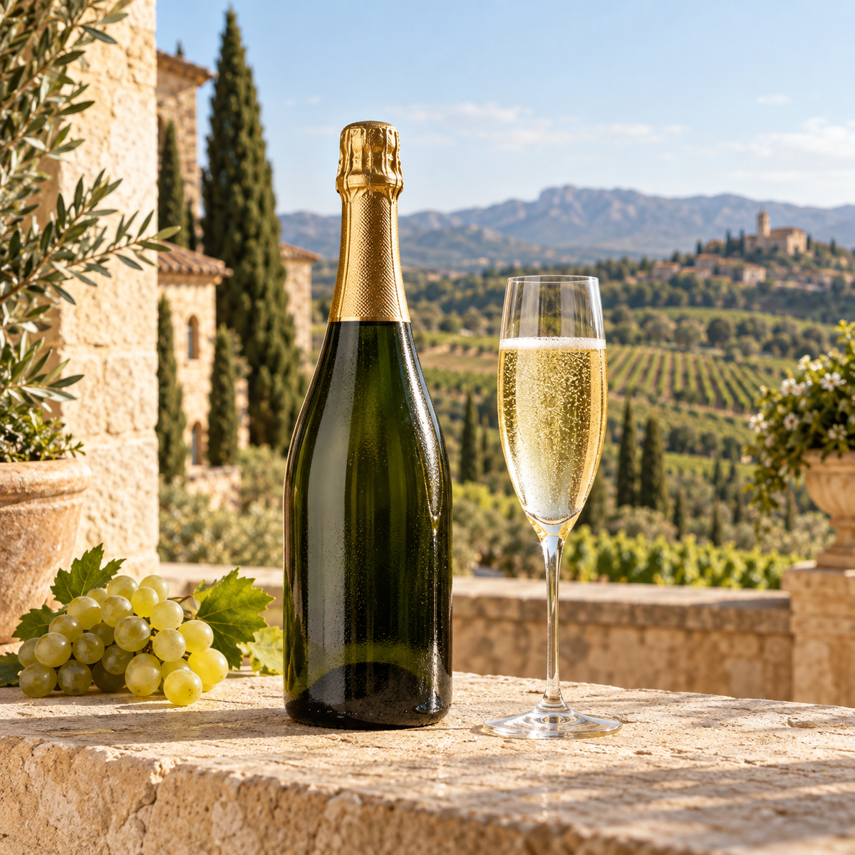 Cava und spanischen Schaumwein