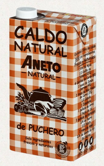 Aneto Natural Caldo de Olla - de Puchero, 1LT