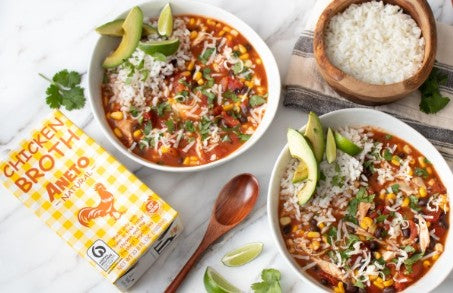 Aneto Natural Caldo de Olla - de Pollo, 1LT