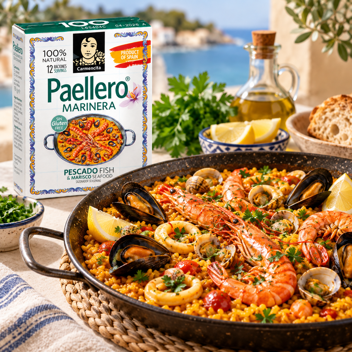 Carmencita Paellero - Gewürzmischung MARINERA, 3 Beutel à 4g