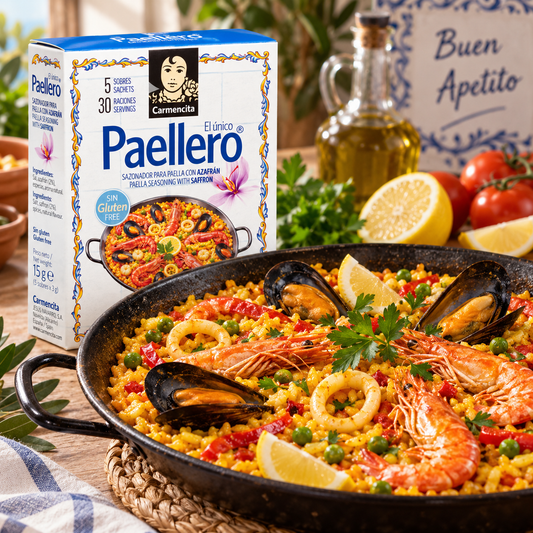 Carmencita Paellero - Saffron Spice Mix, 5 sachets of 4g