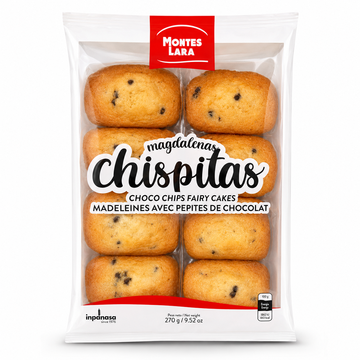 Montes Lara Magdalenas Chispitas mit Schokostückchen – 270 g