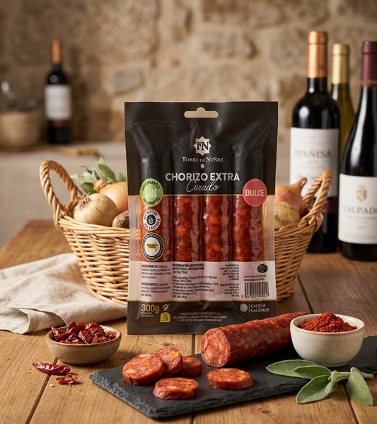 Torre de Núñez Chorizo Extra Curado Dulce – mild gereifte Chorizo, 300 g