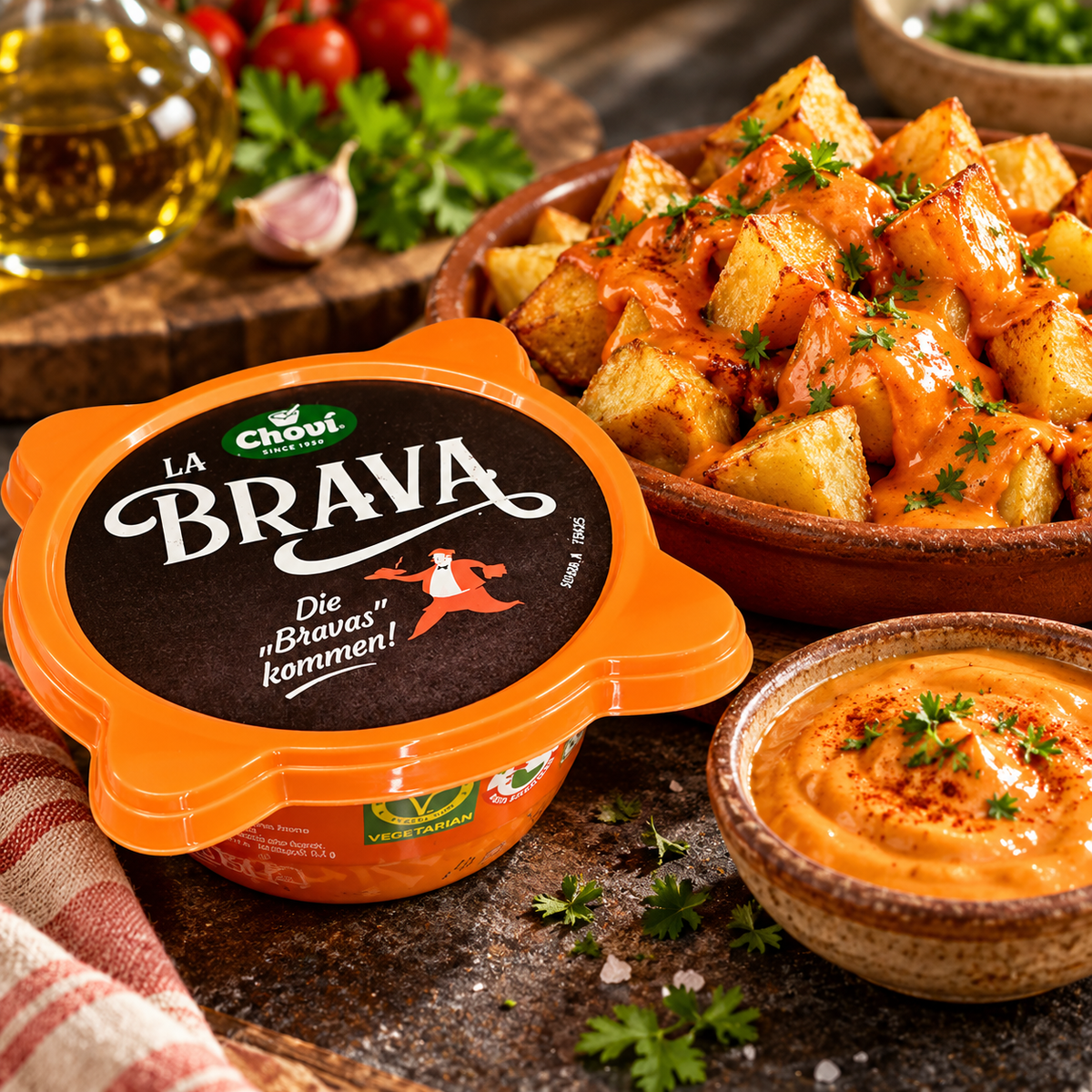 Chovi La Brava – pikante spanische Brava-Sauce, 150 ml