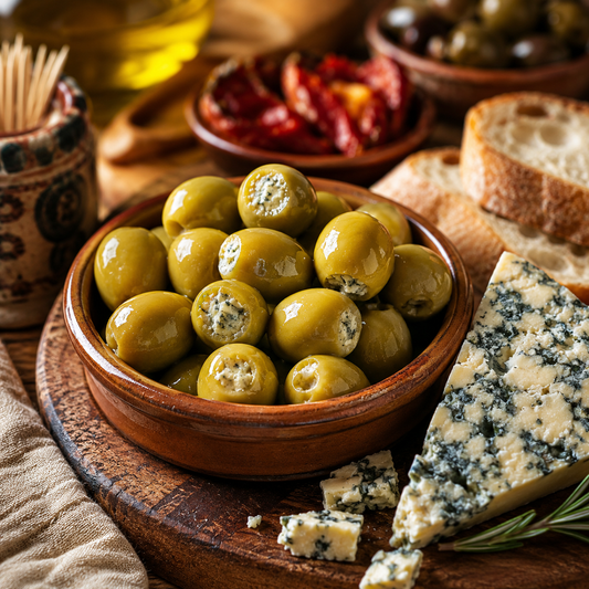 El Faro grüne Oliven gefüllt mit Cabrales-Käse, 350 g