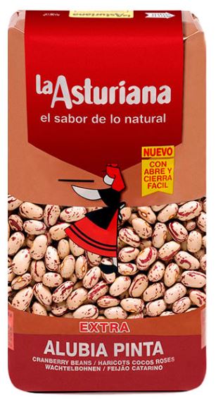 La Asturiana Alubia Pinta (seca, 1kg) 