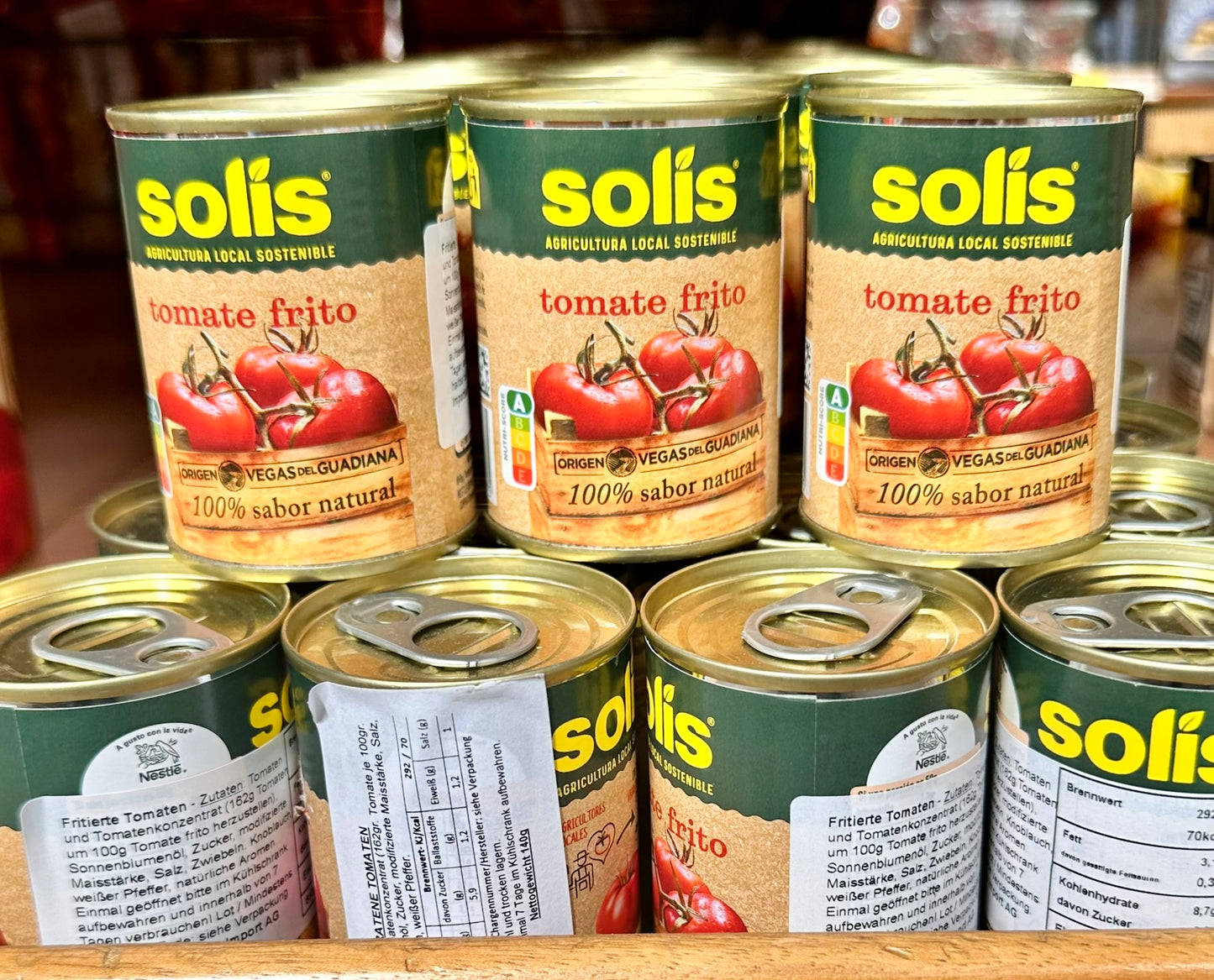 Solis Tomate Frito in der Dose – Spanische Tomatensauce, 140g Dose