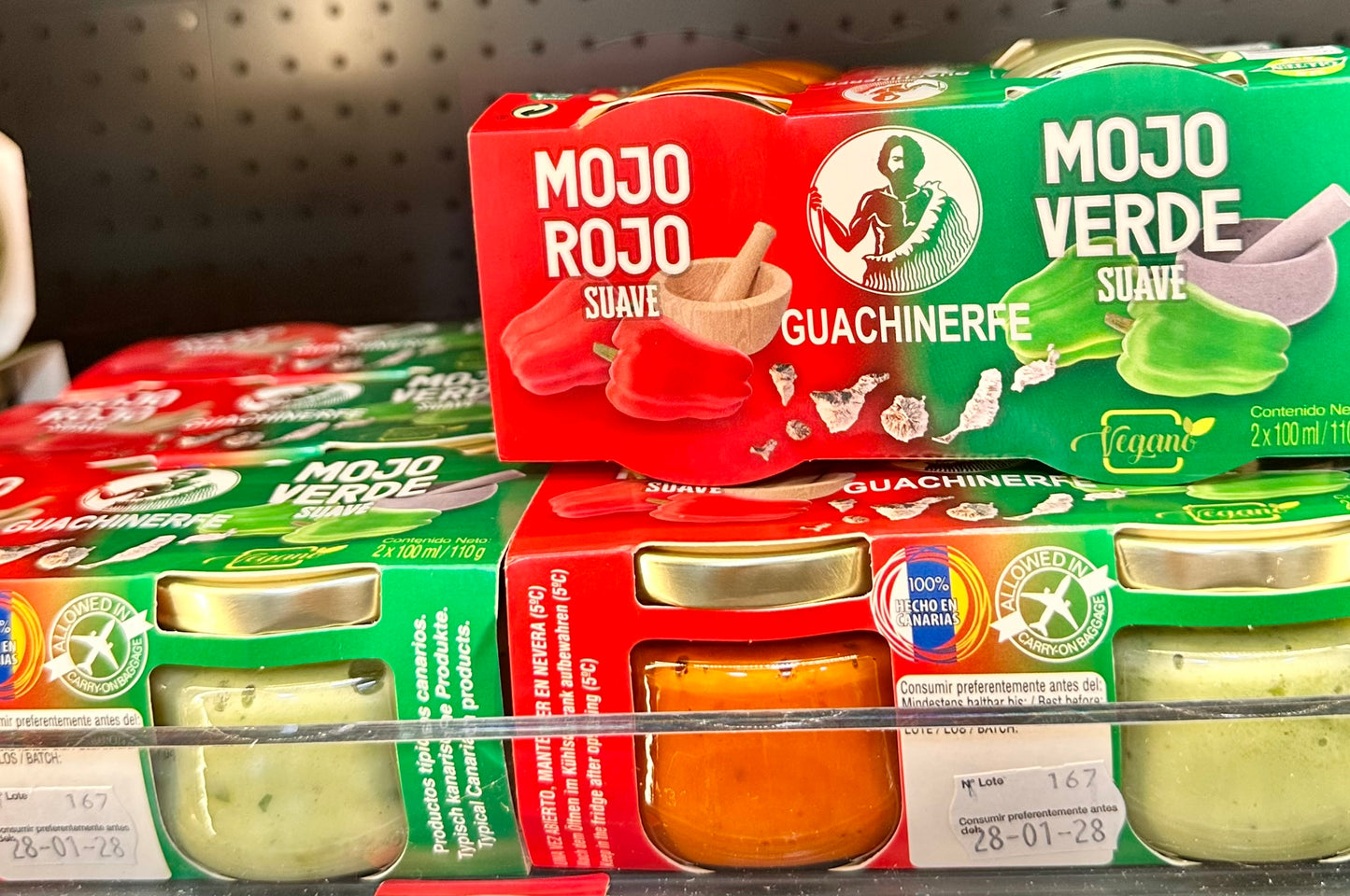Guachinerfe - Sauce DUO - Mojo Rojo + Mojo Verde (suave), 2x 110ml