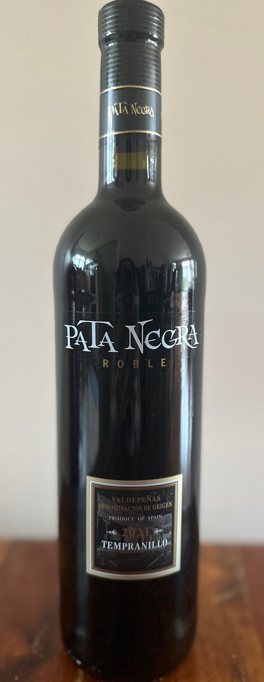 Pata Negra Roble Tempranillo DO Valdepenas - 0.75l 