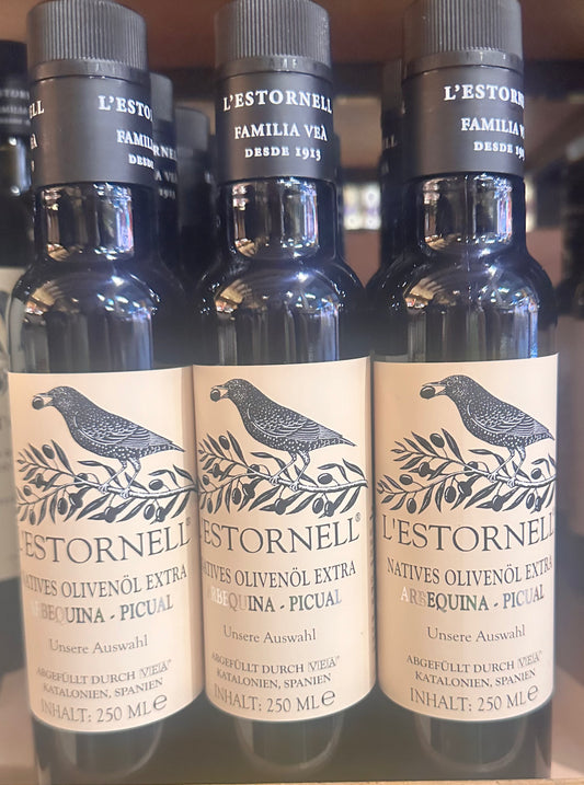 L`ESTORNELL Extra Virgin Arbequina - Picual Olive Oil 250ml