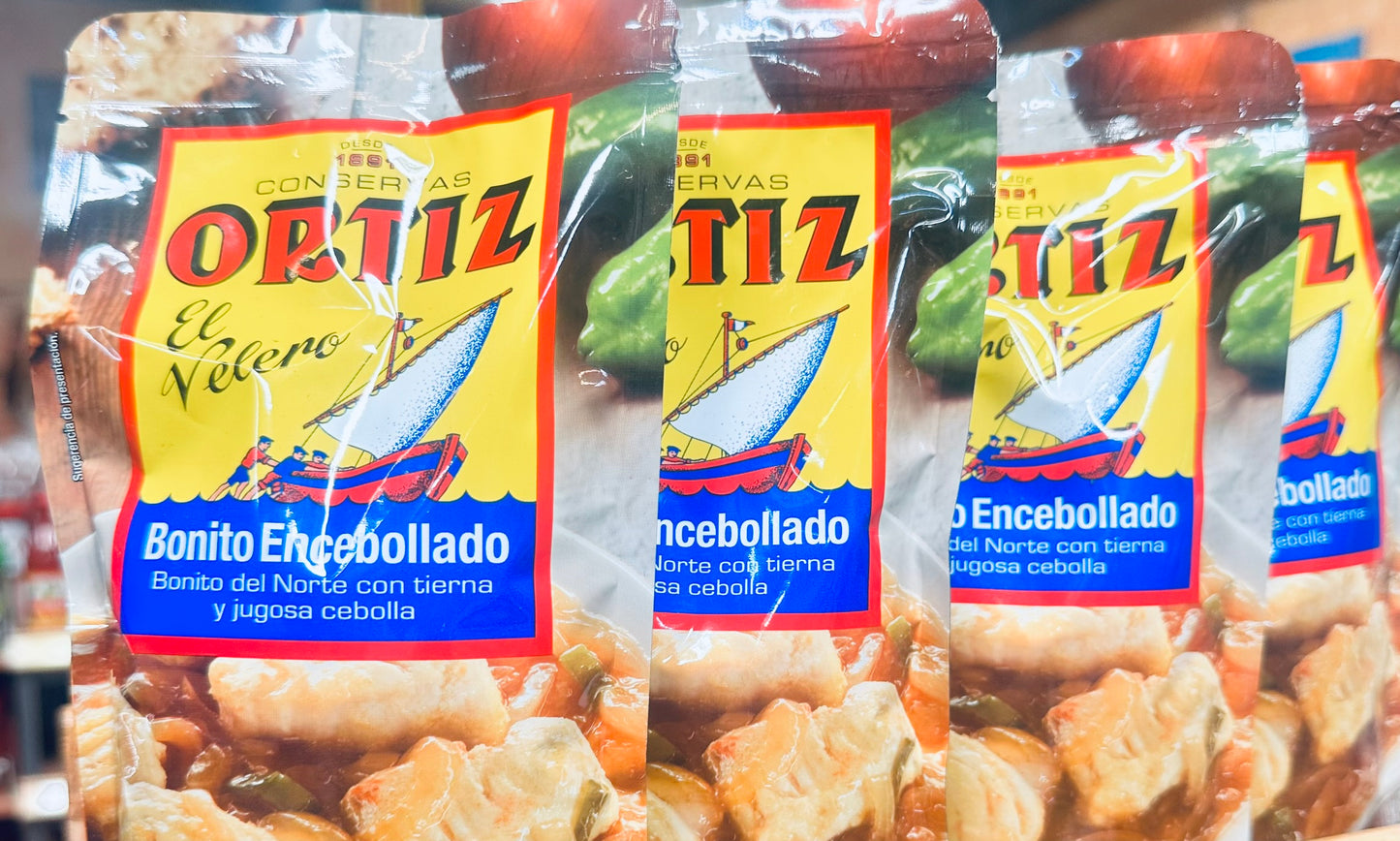 Atún Blanco Albacora con Cebolla ORTIZ, 300g