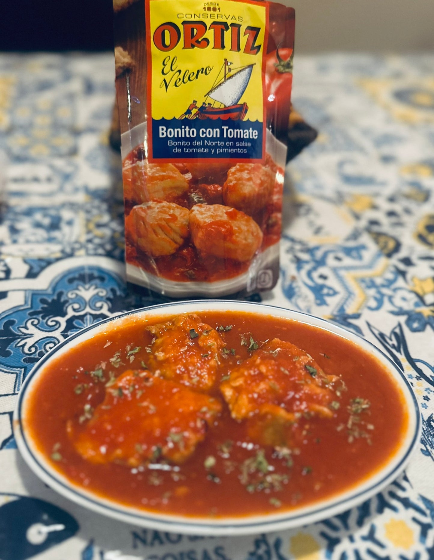 ORTIZ White Tuna with Tomato Sauce, 300g