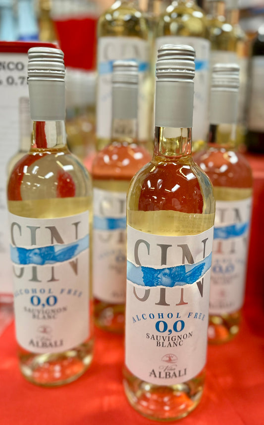 Viña Albali SIN 0,0% Sauvignon Blanc – alkoholfreier Weißwein, 0,75l