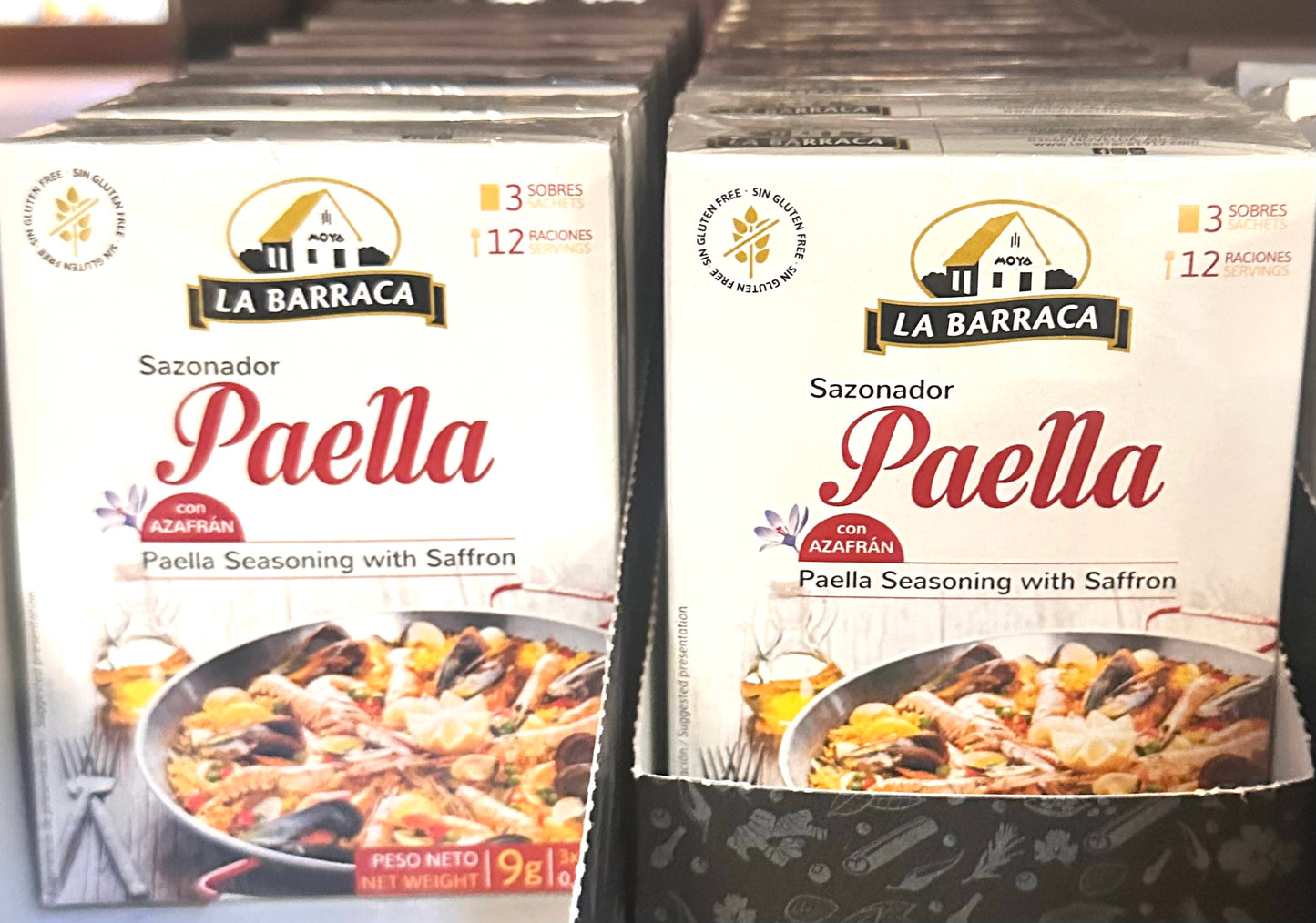 La Barraca - Mezcla para sazonar paella con azafrán 3x3g