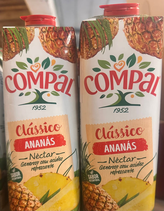 Néctar de Piña COMPAL, 1 Litro