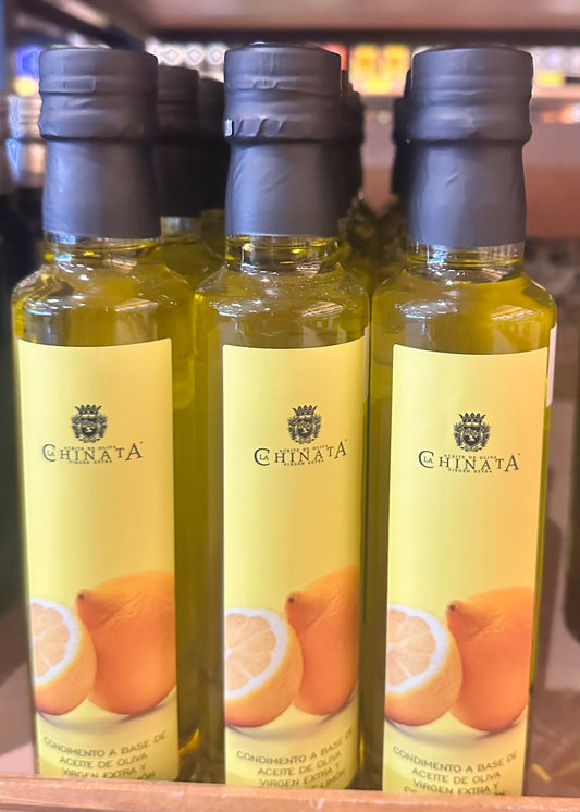 LA CHINATA Extra Virgin Olive Oil with Lemon Peel, 250ml