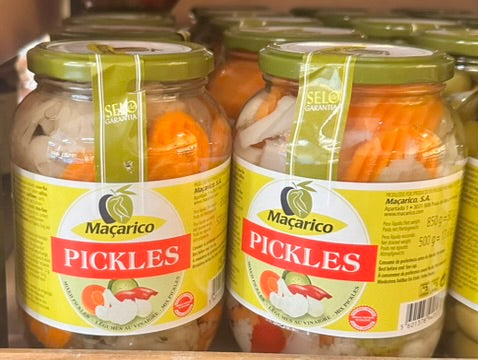 Maçarico Pickles in a jar, 850g/500g