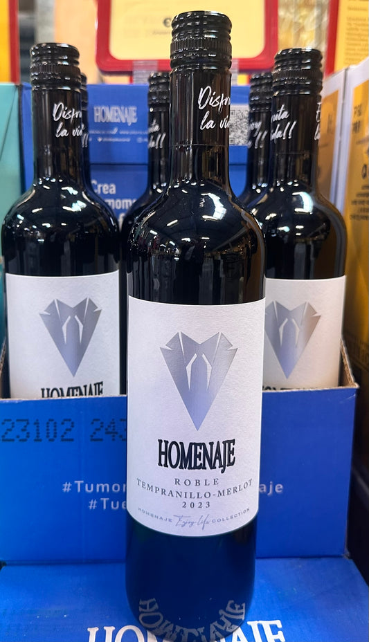 Homenaje Roble Red, Tempranillo &amp; Merlot 0.75l