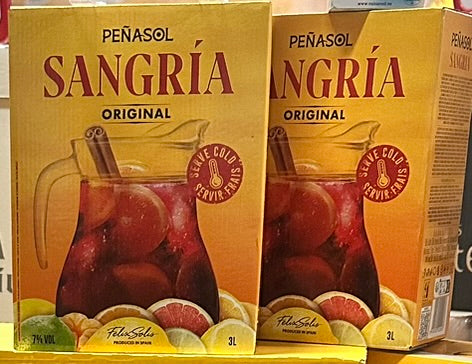 Peñasol Sangria, 3l carton