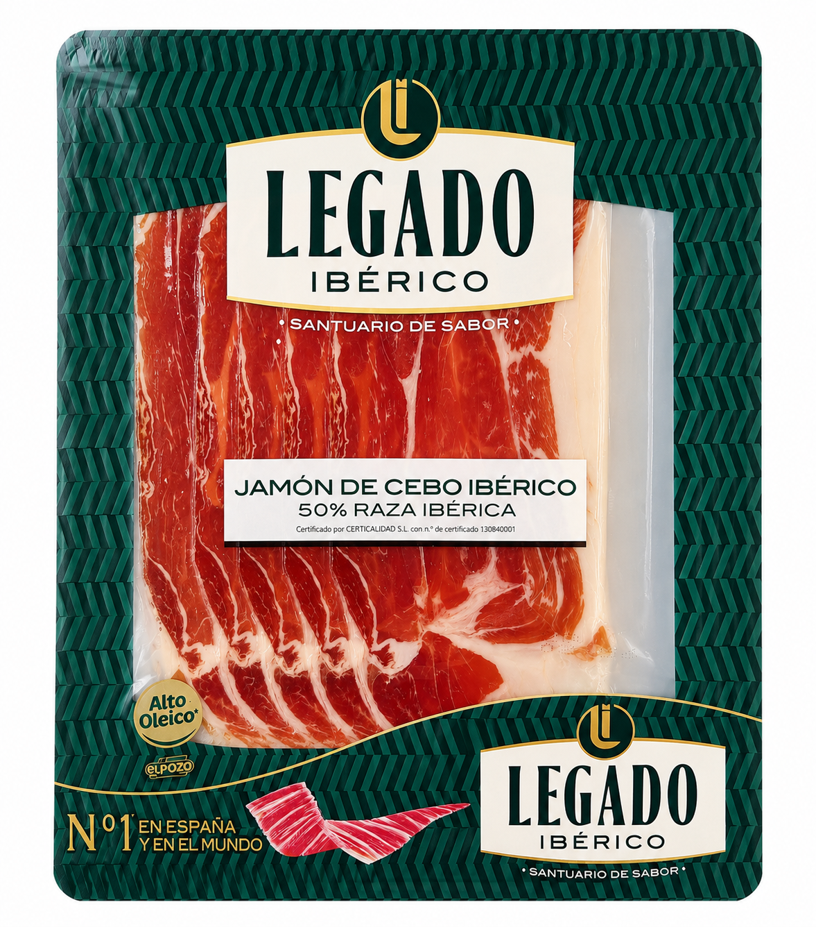 Legado Ibérico Jamón de Cebo 50 % Ibérico, 60g