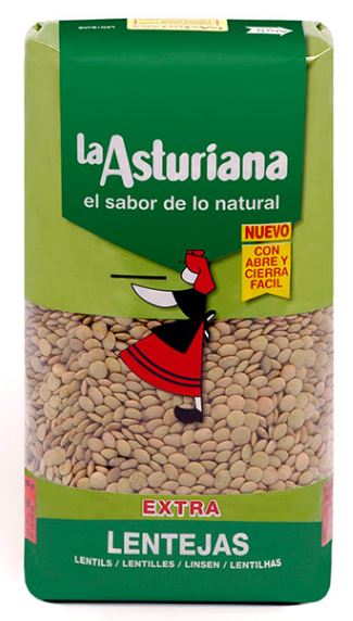 Lentejas secas La Asturiana (500g) 