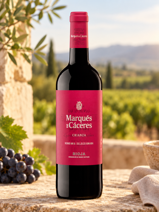 Vino tinto Marqués de Cáceres, Crianza DO Rioja, 0,75l
