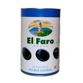 Aceitunas negras con hueso El Faro 345g 