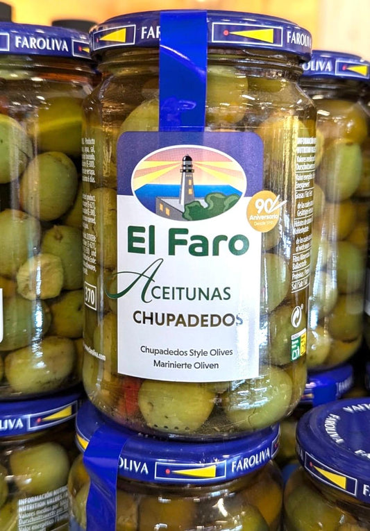 Aceitunas verdes El Faro "Chupa Dedos" - 350g