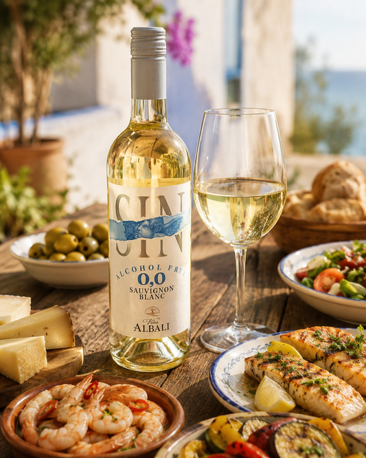 Viña Albali SIN 0,0% Sauvignon Blanc – alkoholfreier Weißwein, 0,75l