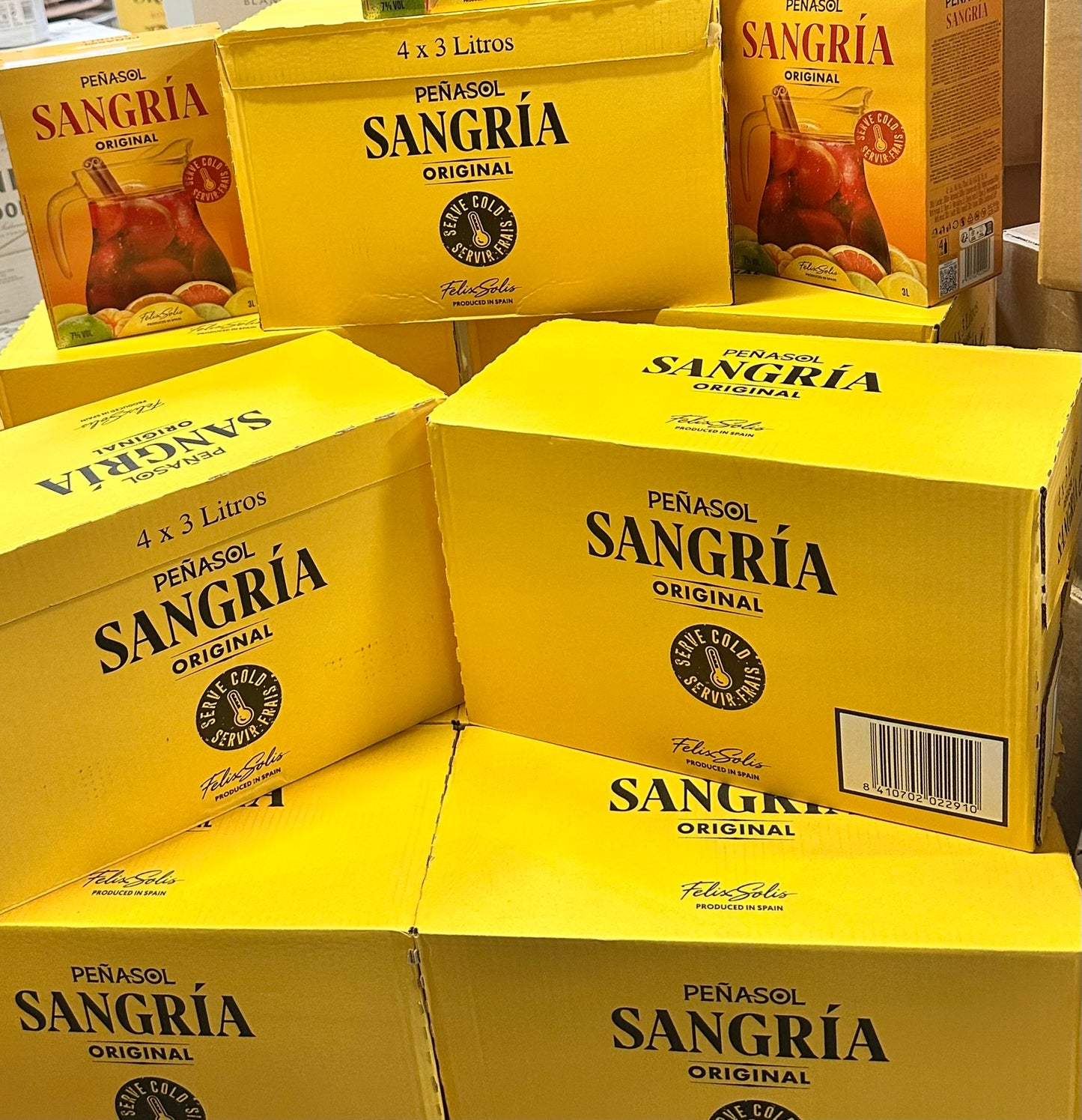 Peñasol Sangria, 3l carton
