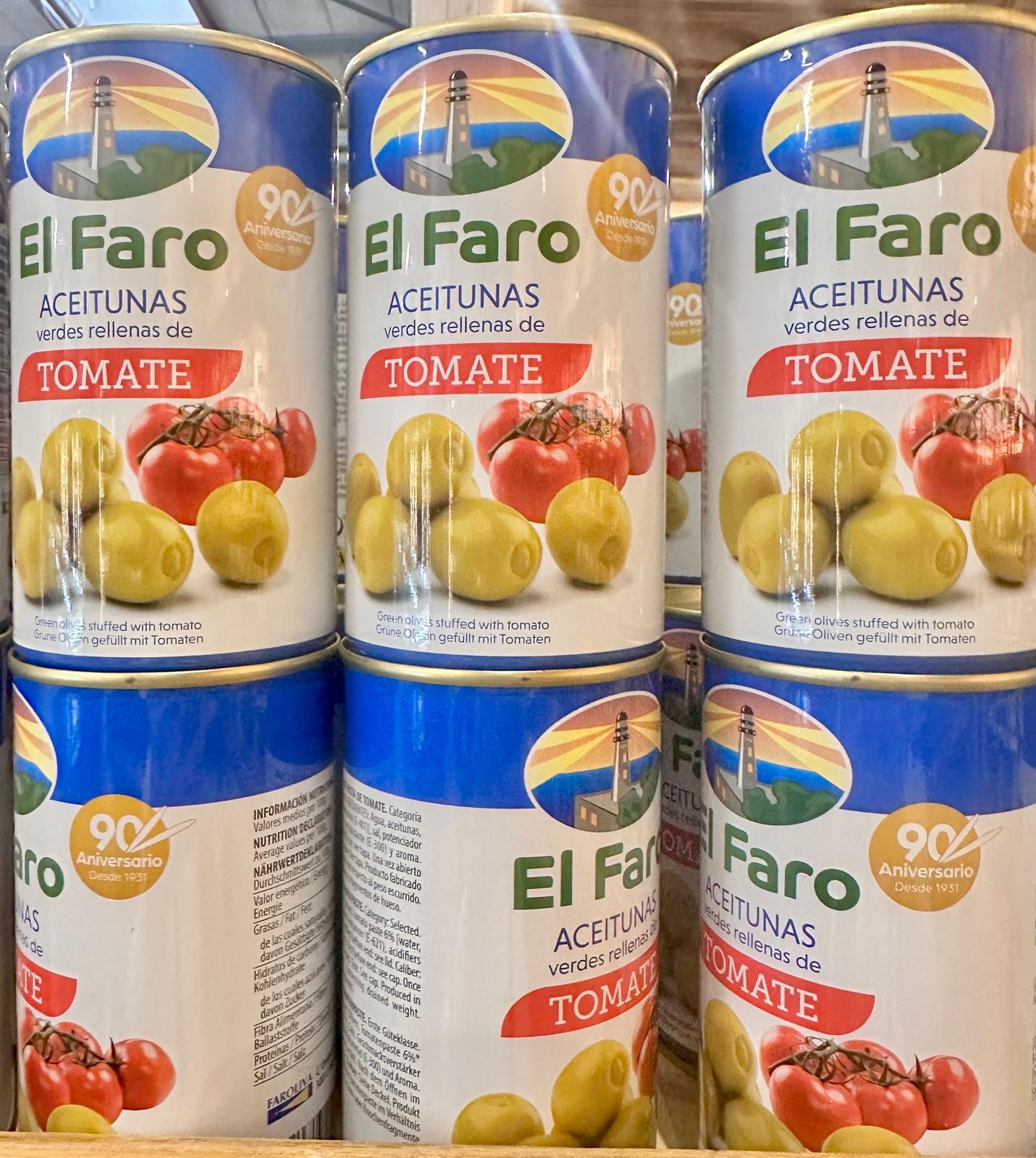 El Faro - Oliven gefüllt mit Tomate, 350gr
