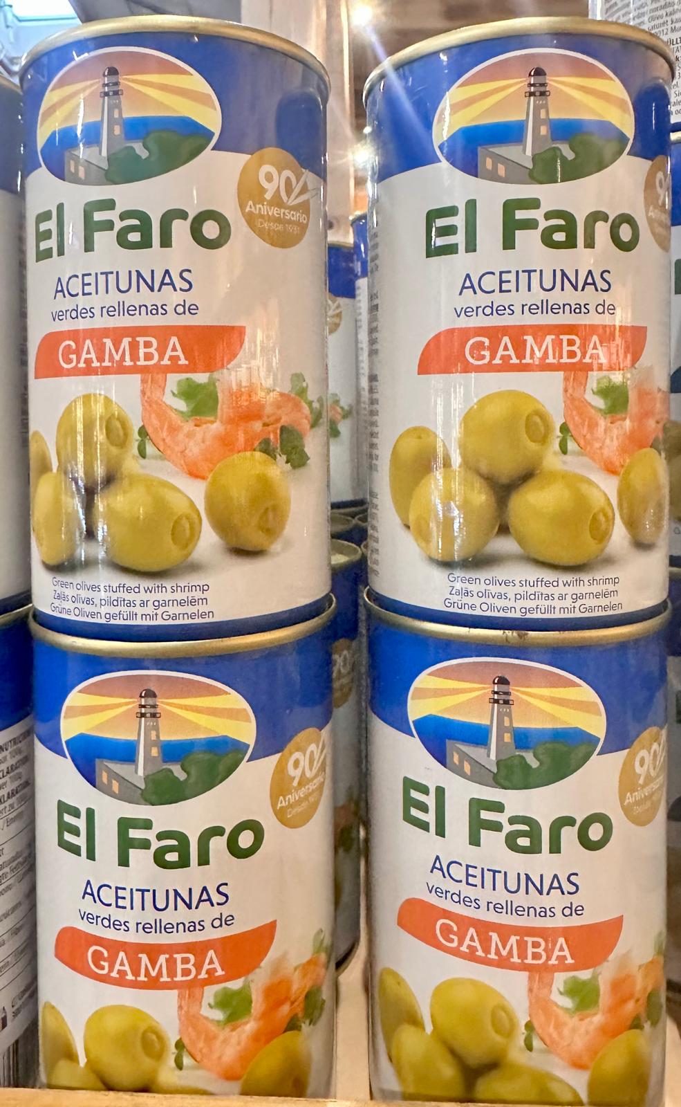 El Faro-Oliven gefüllt mit Gamba 350g