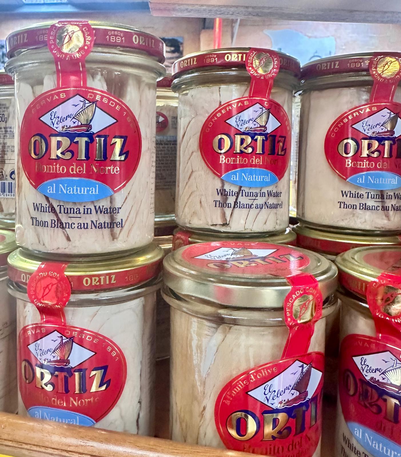 Ortiz Bonito del Norte al Natural – Weißer Thunfisch in Wasser, 214g