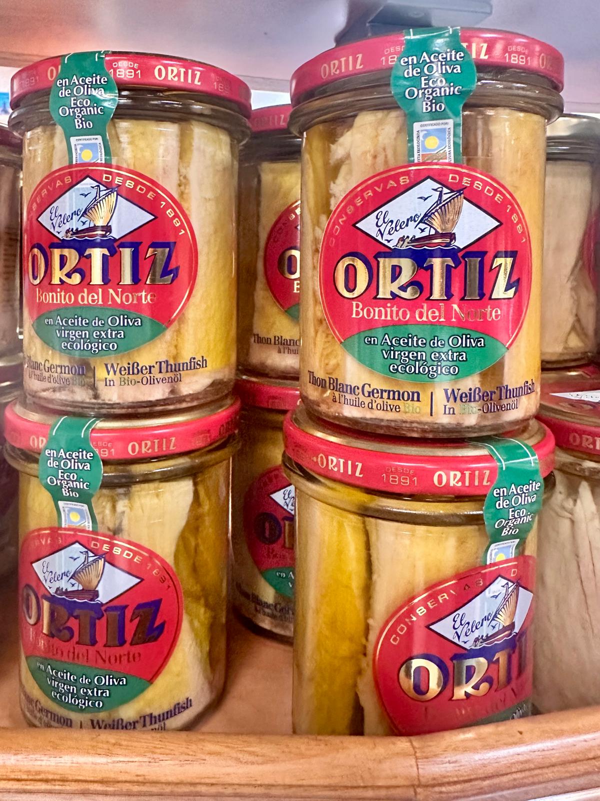 Ortiz Bonito del Norte in Bio-Olivenöl – Weißer Thunfisch, 220g