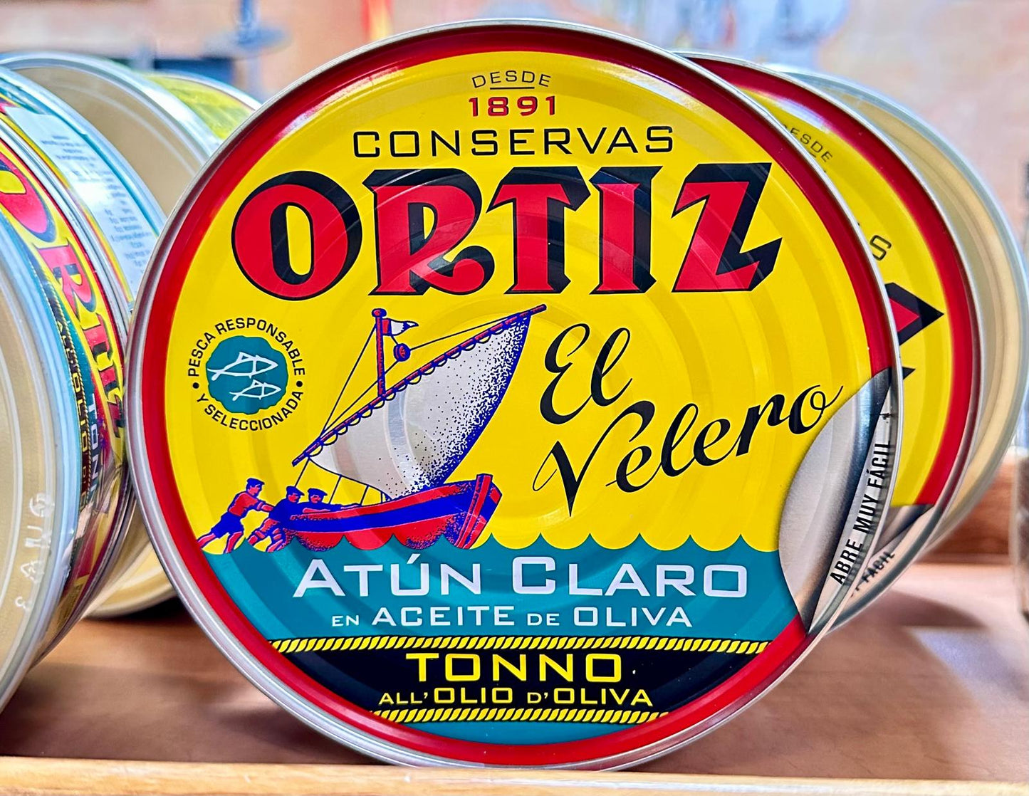 Ortiz Atún Claro in Olivenöl – Heller Thunfisch, 600g
