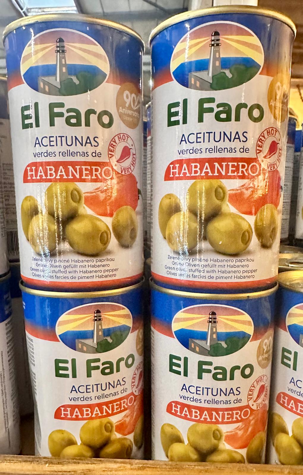 El Faro-Oliven gefüllt mit Habenero Chili, 350g
