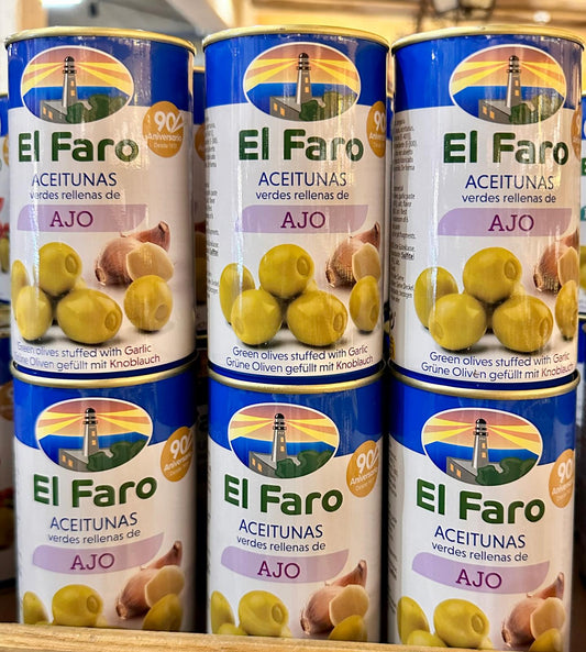 El Faro-Oliven gefüllt mit Knoblauch 350g