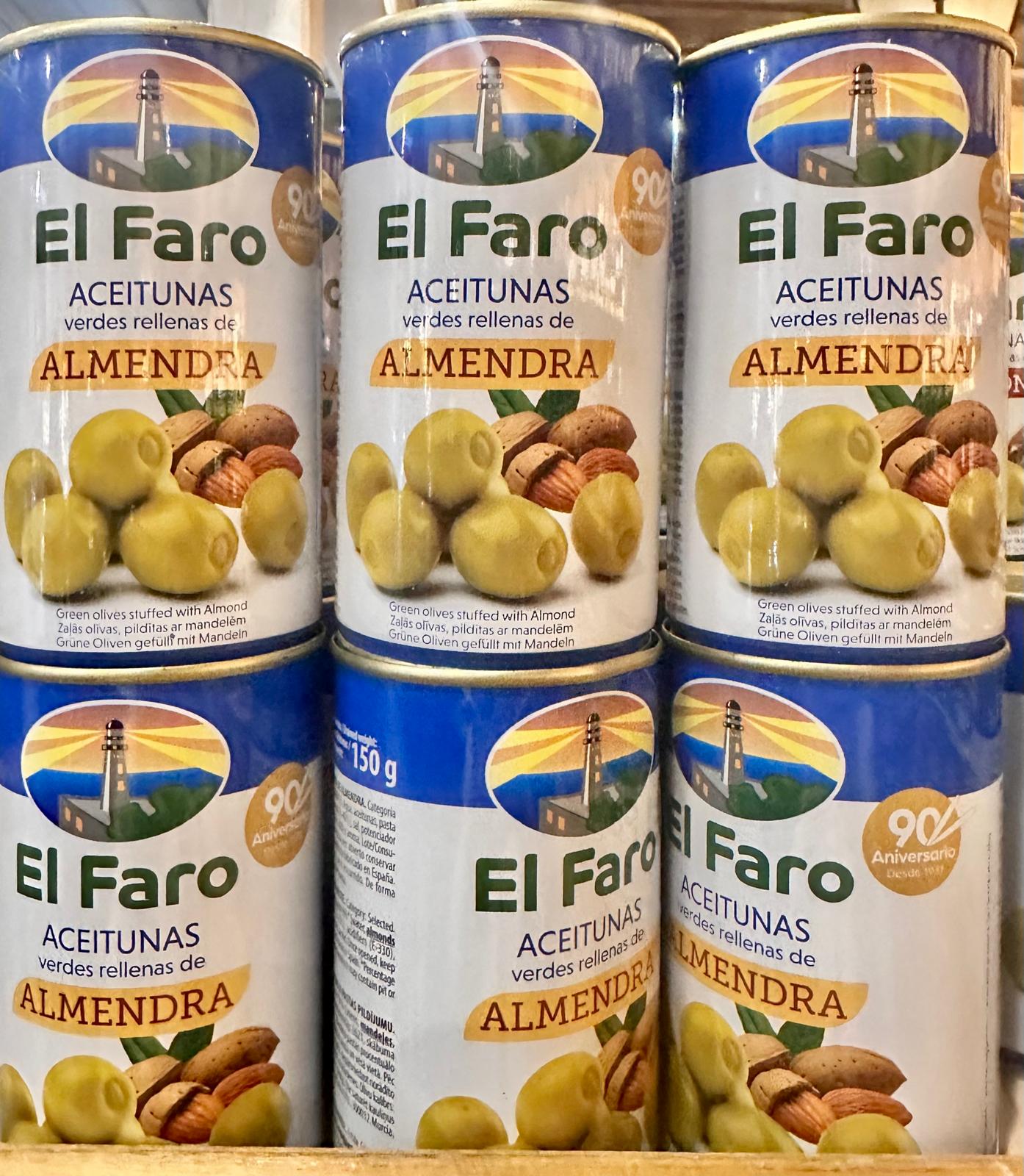 El Faro - Oliven mit Mandeln gefüllt, 350g